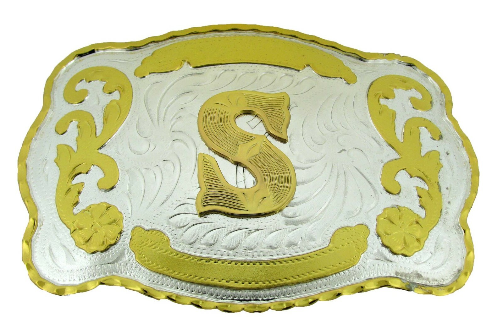 New Men Women Initial Letter A B C D G J K L M R S T W Belt Buckle Rodeo Western