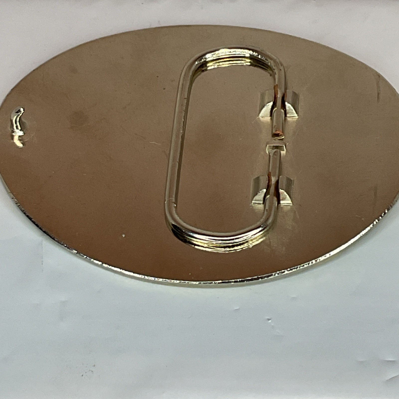 NORTH AMERICAN HUNTING CLUB LIFE MEMBER BELT BUCKLE WINGS OF GOLD OVAL 4X2.75”