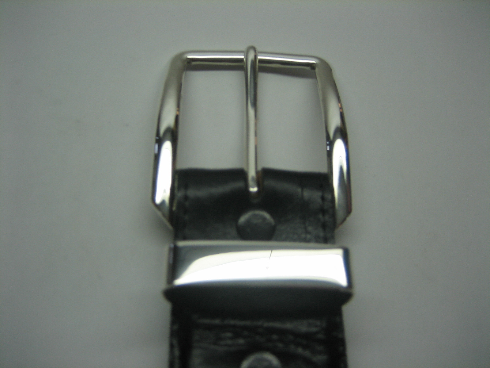 Sterling silver 925 buckle w/1.5&Prime; Genuine Alligator belt sizes 30&Prime; to 44&Prime; U.S.A.