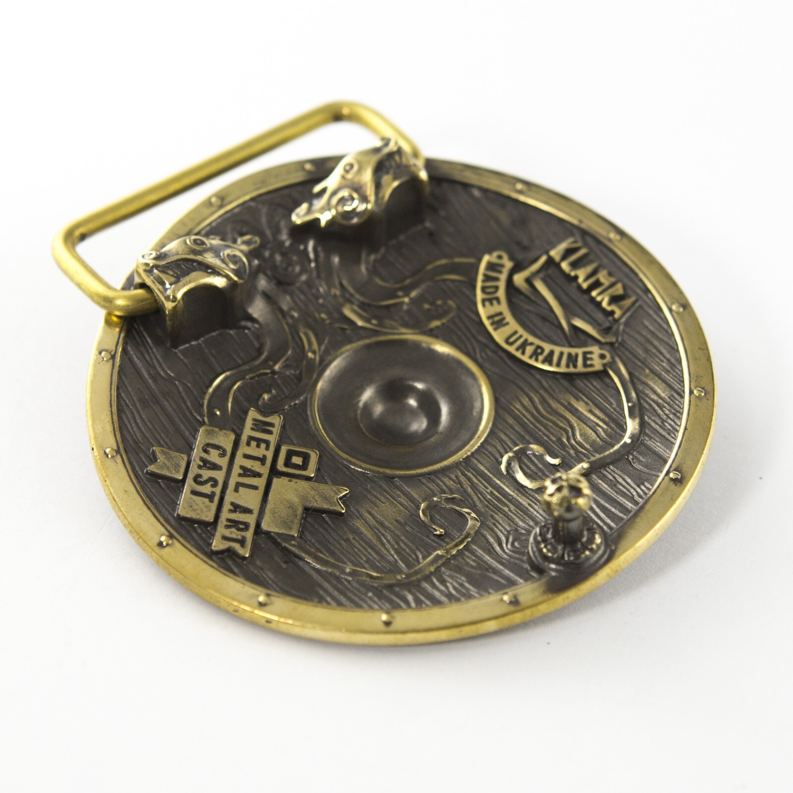 Belt buckle Viking Shield, Warrior brass belt buckle, Scandinavian belt buckle