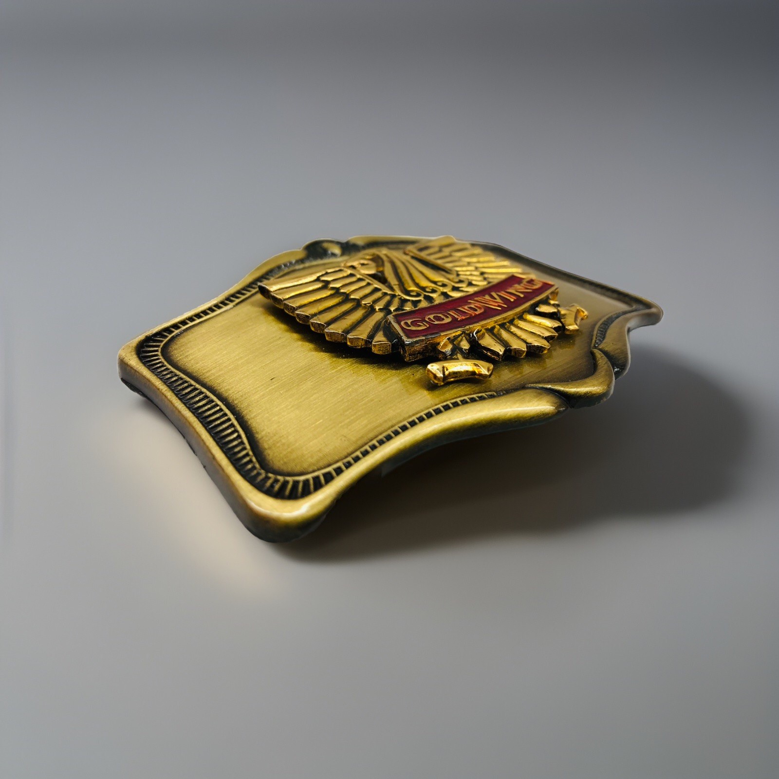 Vintage Egyptian Griffin Honda GoldWing Motorcycle Belt Buckle AHM 1978 MCM
