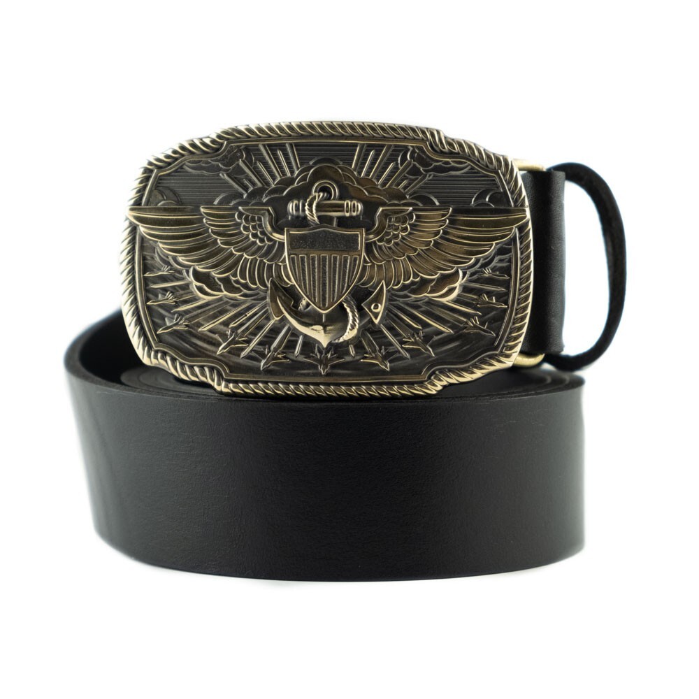 The United States Naval Aviation brass belt buckle, Marines Navy, U.S. Marines