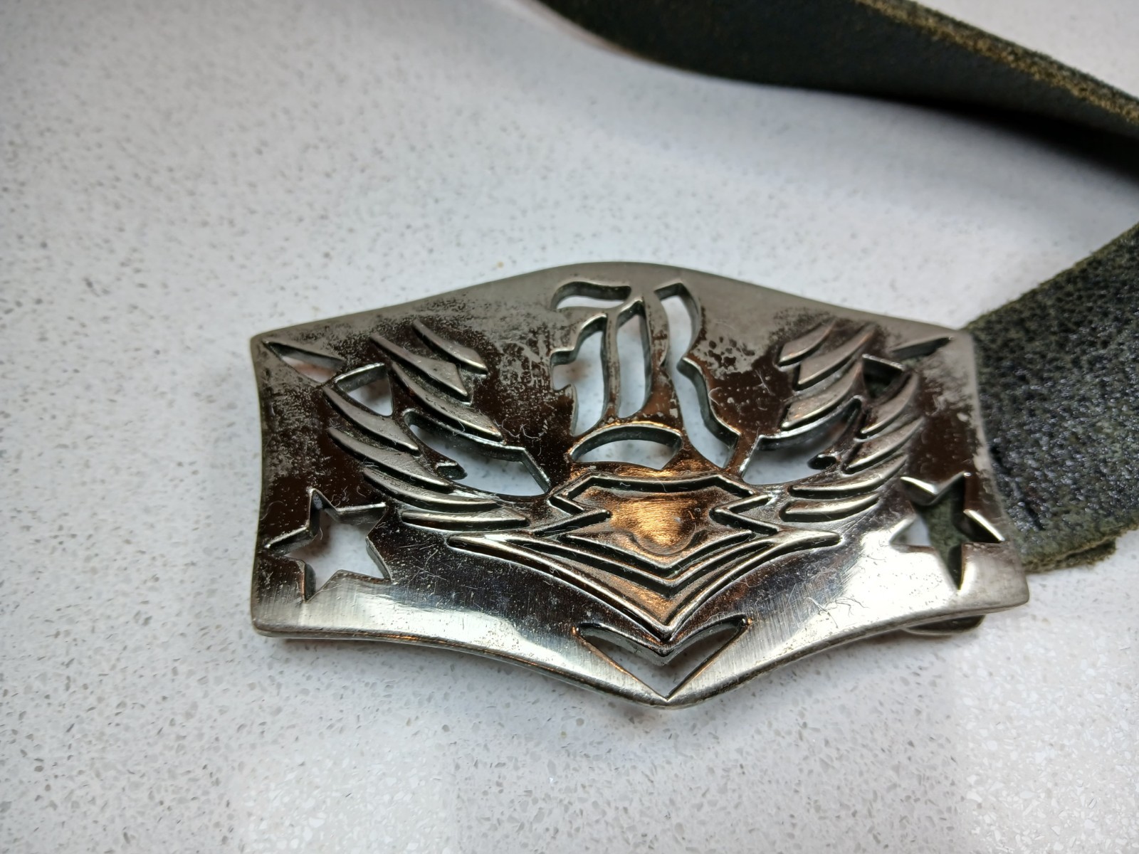 Robbins Jeans Buckle? Belt Buffalo David Bitton/ Canada Size 40