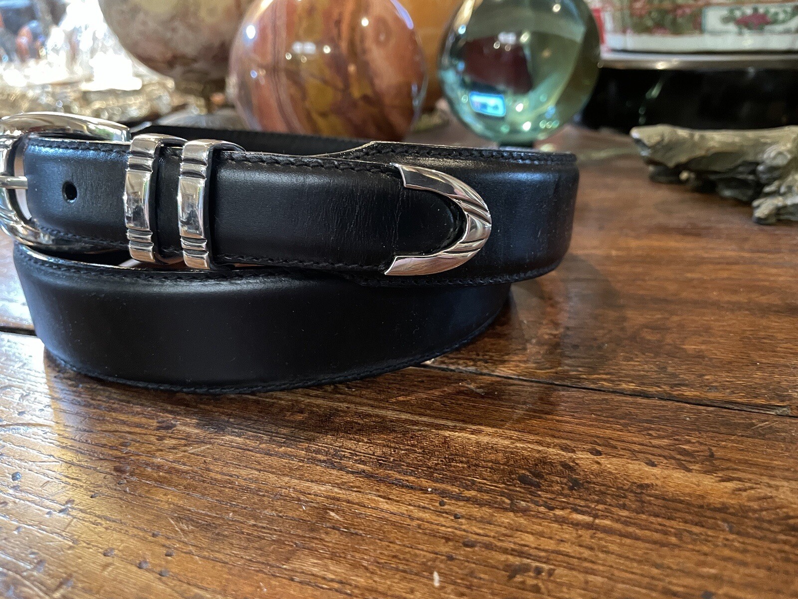 Alexander Kalifano James Reid Dgn Sterling Silver Belt Buckle 39-41-1.25-1” Nu✅