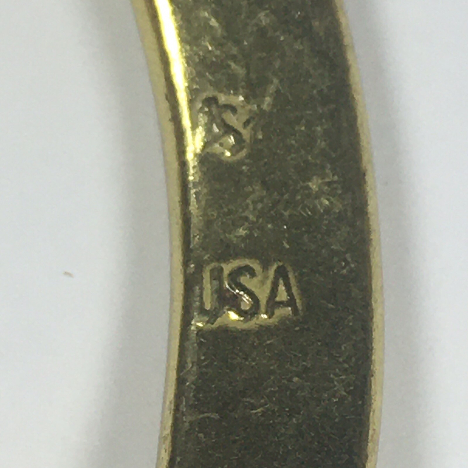 Vintage Replacement Belt Buckle Fits 1.2&Prime; Simple Basic Gold Toned Made in USA 1A