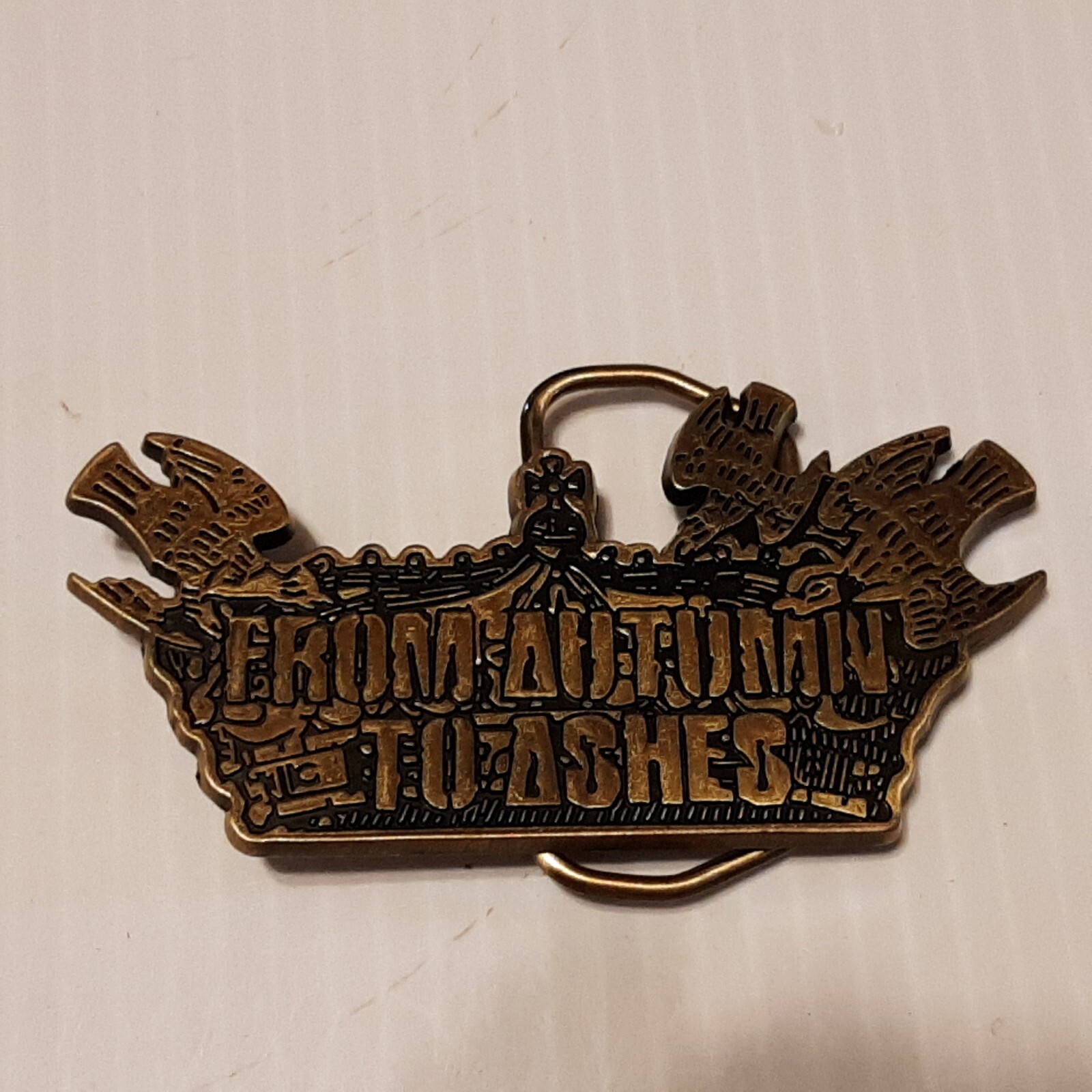 HARD ROCK HEAVY METAL BAND FROM AUTUMN TO ASHES Metal Belt Buckle