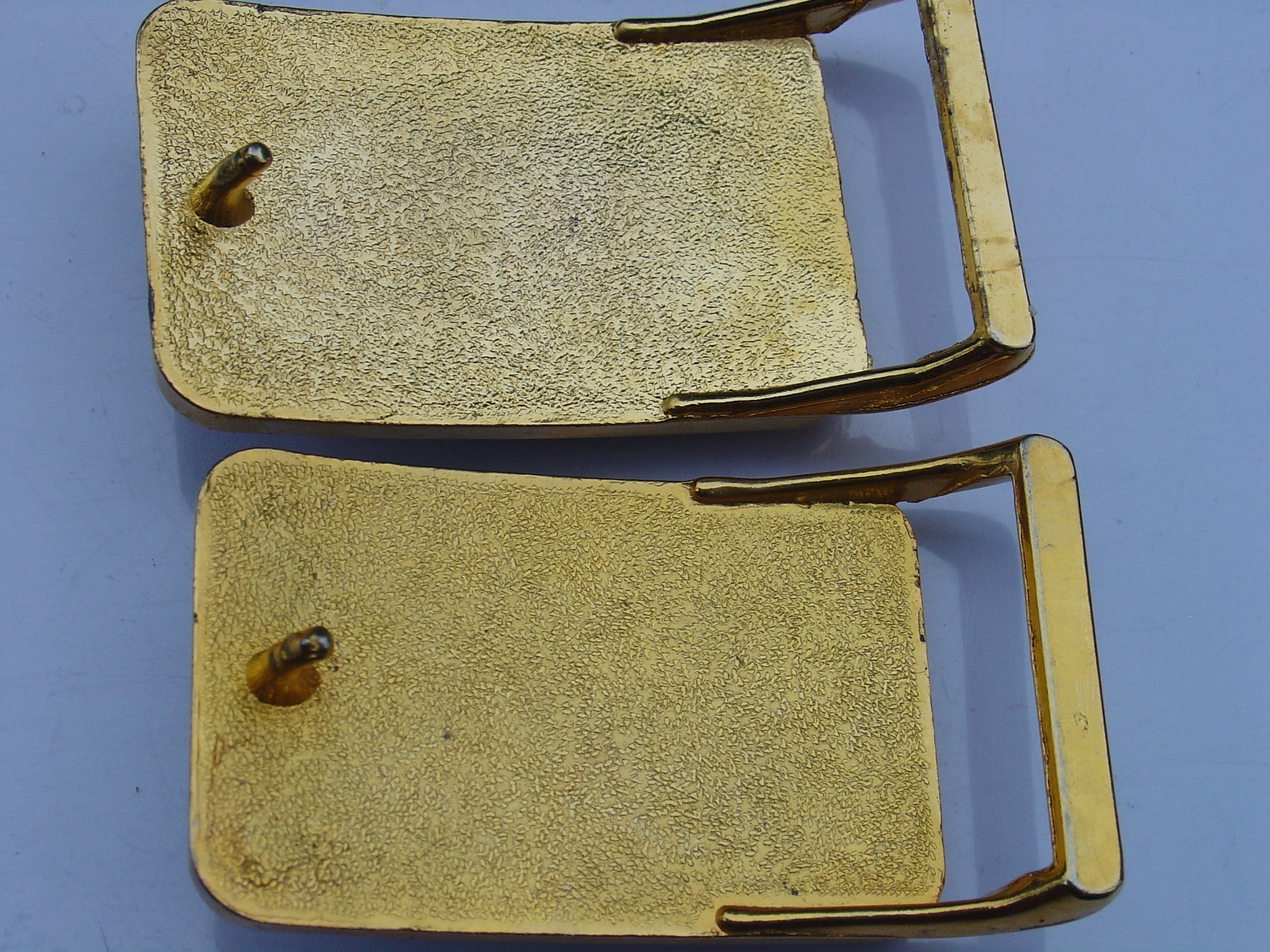 Gold Tone E Pluribus Unum Motto US American Eagle Belt Buckle Lot Cameo Relief