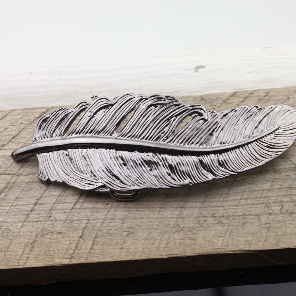 Belt buckle spring, belt buckle for 4 cm leather leather belt, removable buckle