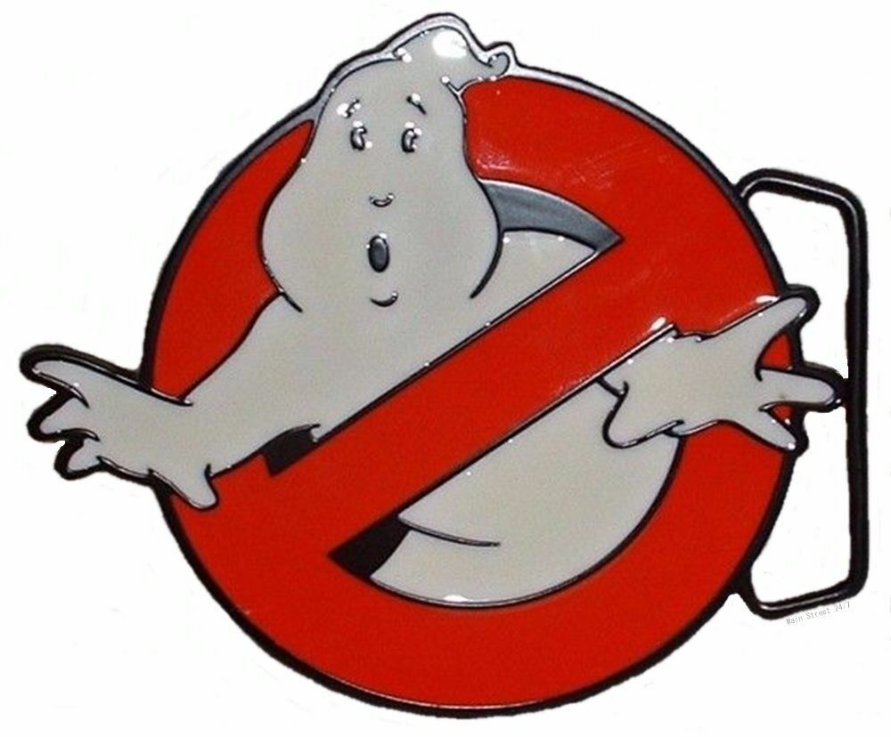 Ghostbusters No Ghost Logo Enamel Metal Belt Buckle
