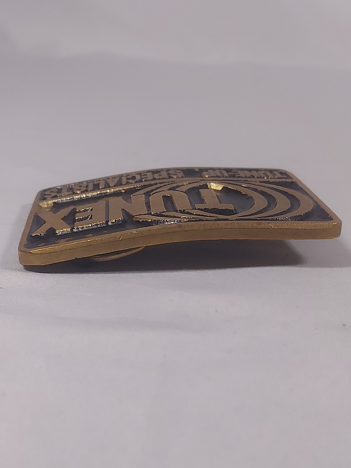 Dynabuckle Brass TUNEX Transmission Belt Buckle Large Cast Metal