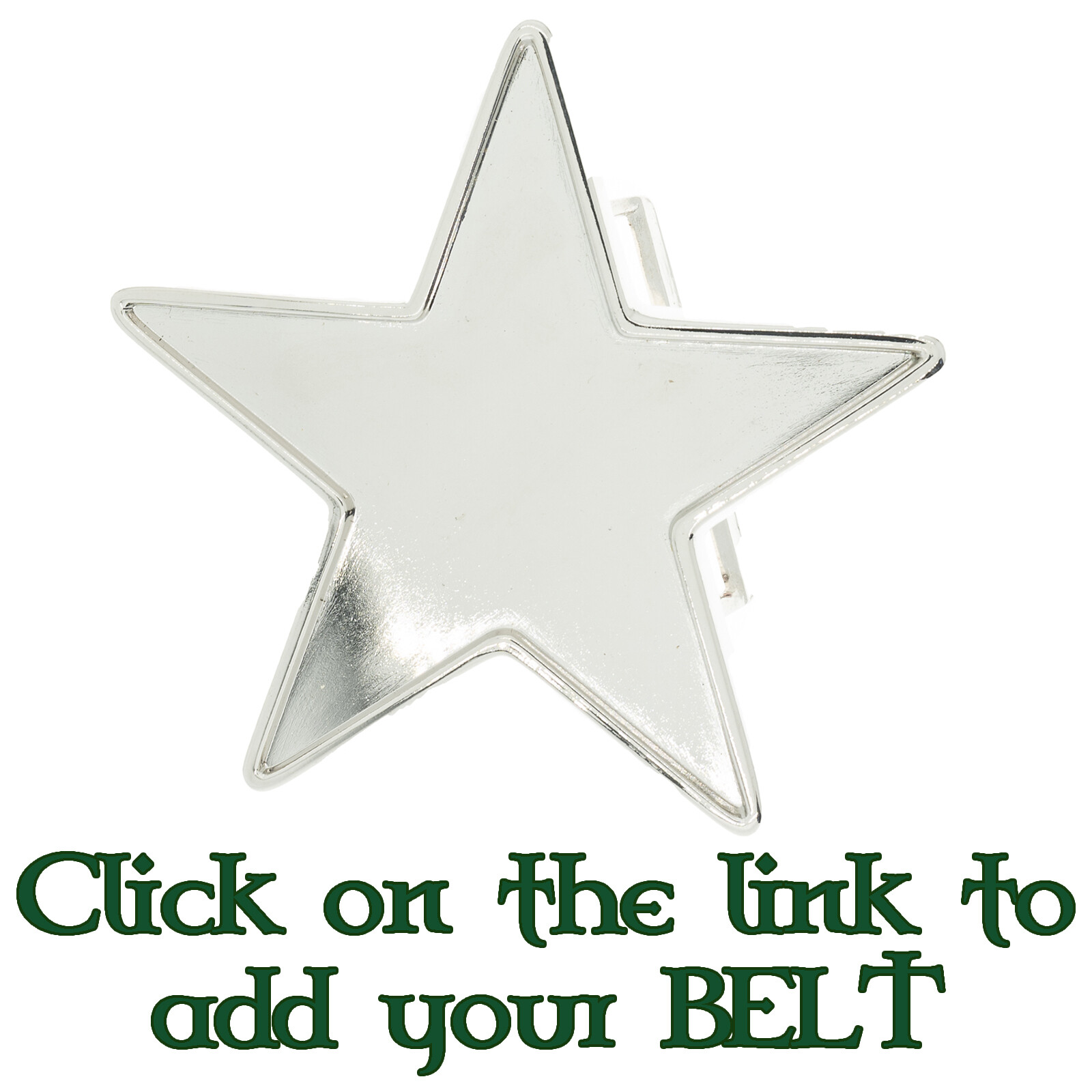 Star Belt Buckle Pentagram Pentacle Biker Metal Gothic UK Seller