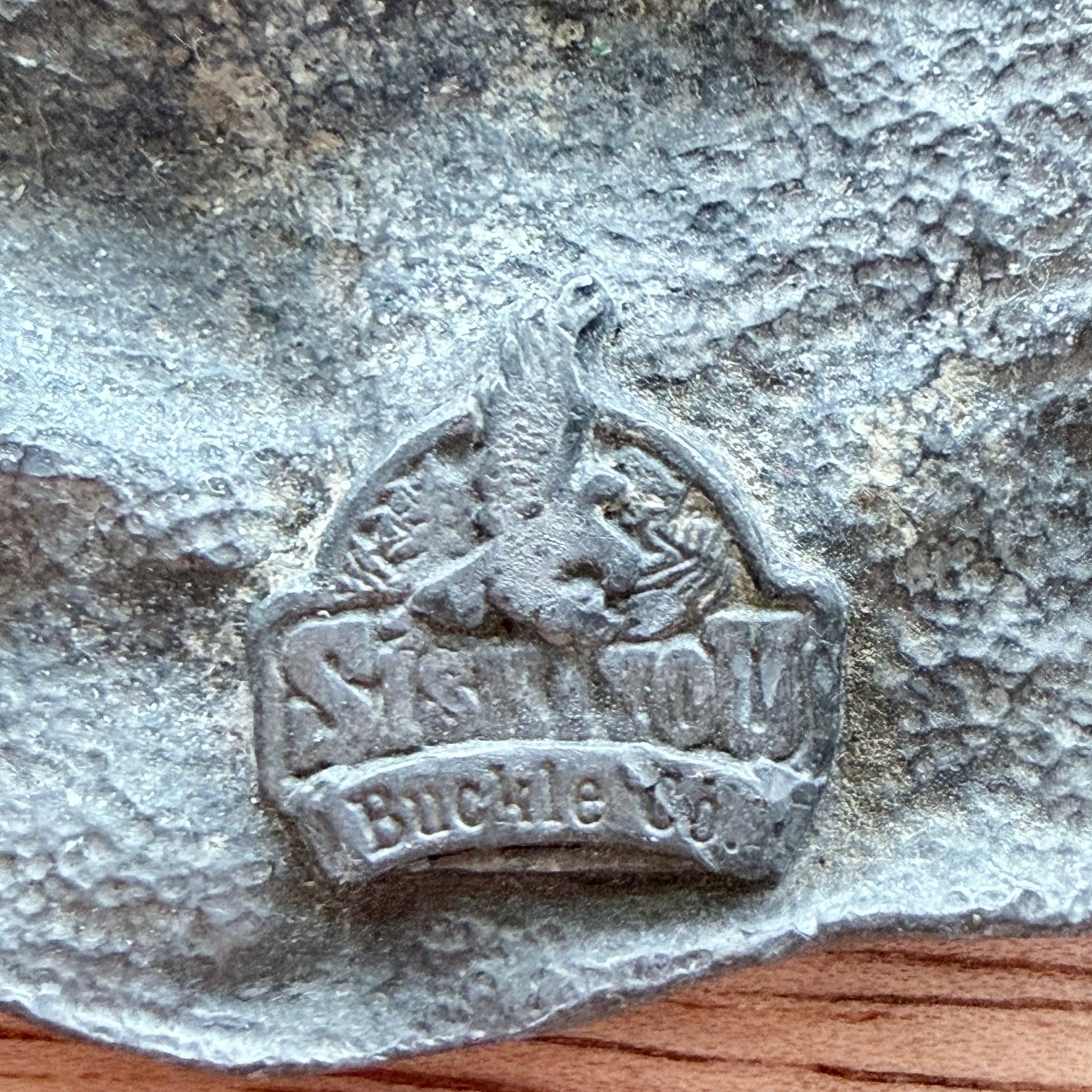 vintage siskiyou Id rather be hunting pewter silver belt buckle deer ducks usa
