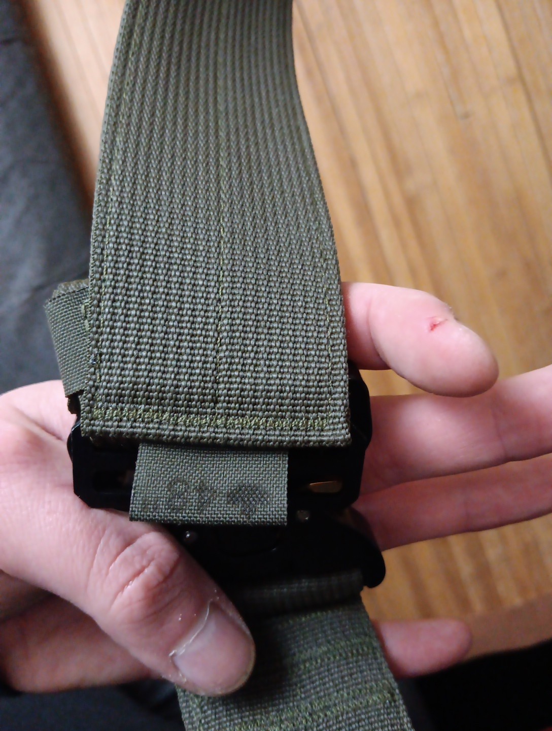 AustriAlpin Cobra Belt Buckle And Belt 48 Inches Military