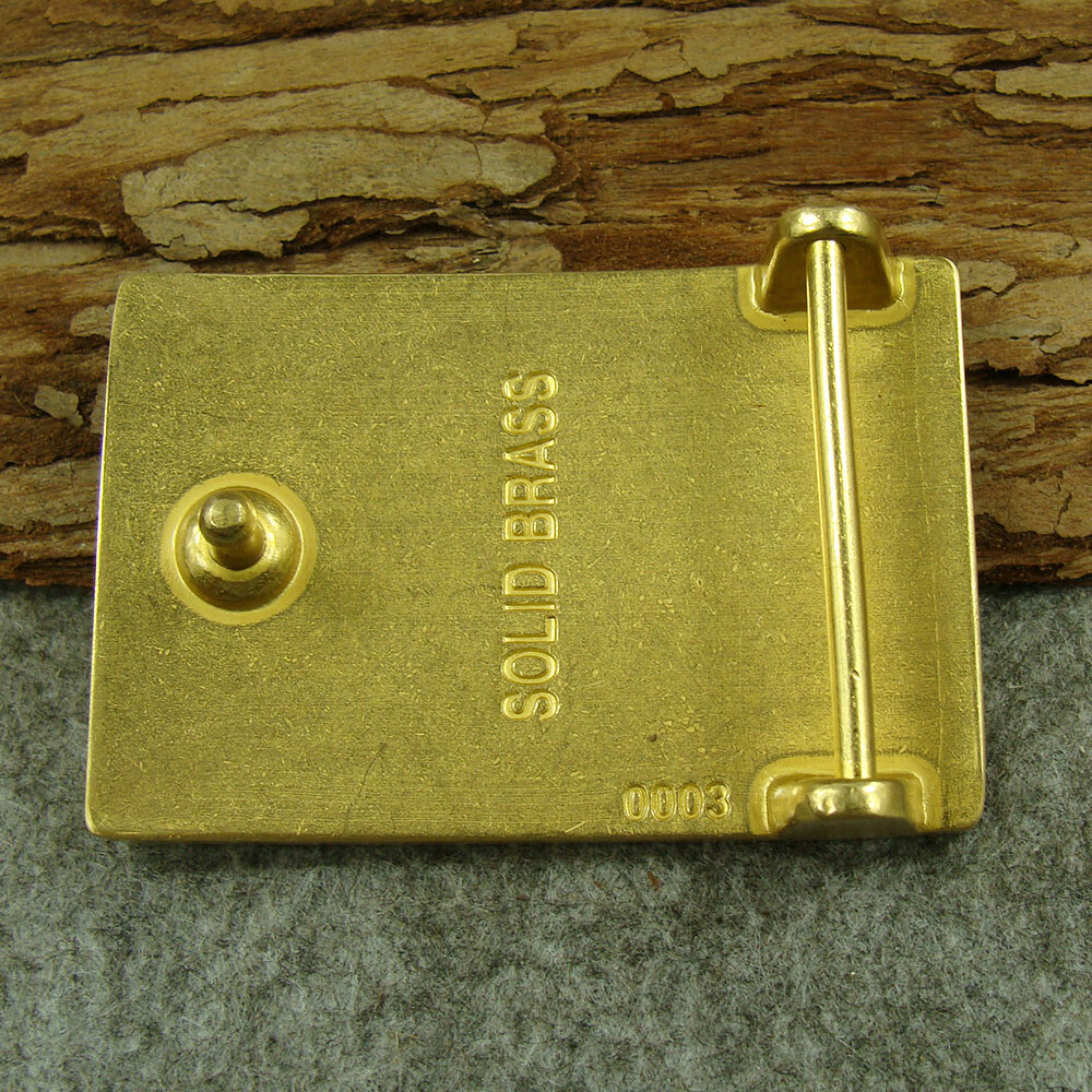 Solid Brass Heavy Duty Belt Pin Buckle Men&rsquo;s Belt Buckles For 1.5&Prime; / 38mm Belt