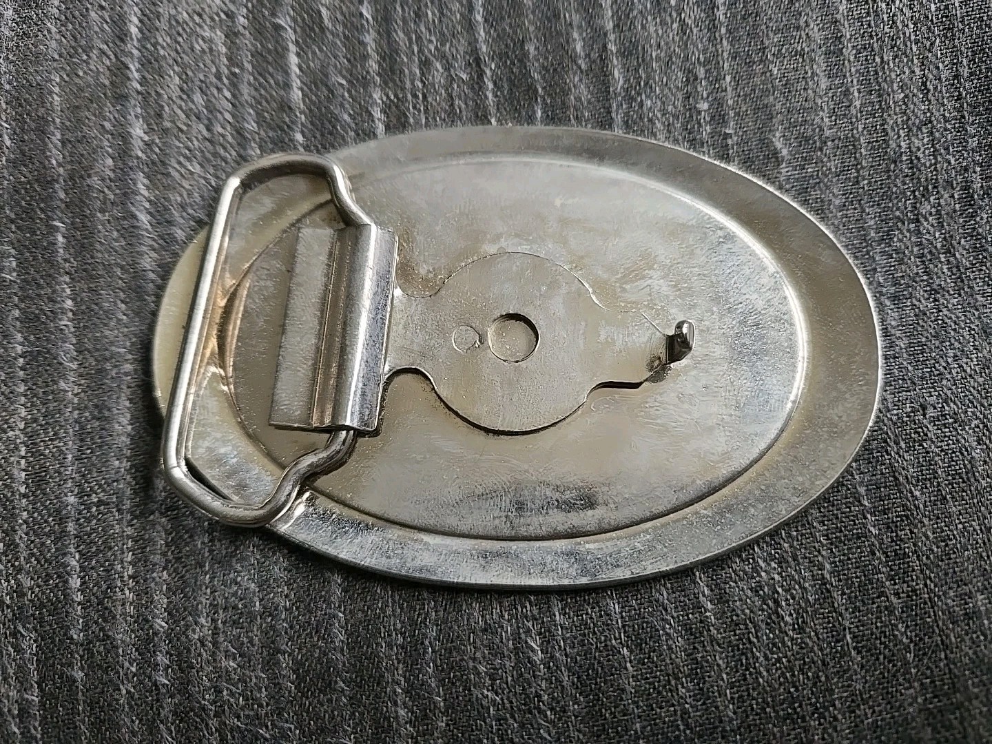 Rare Vintage Ford F-100 Motor Company Pewter Enamel Belt Buckle