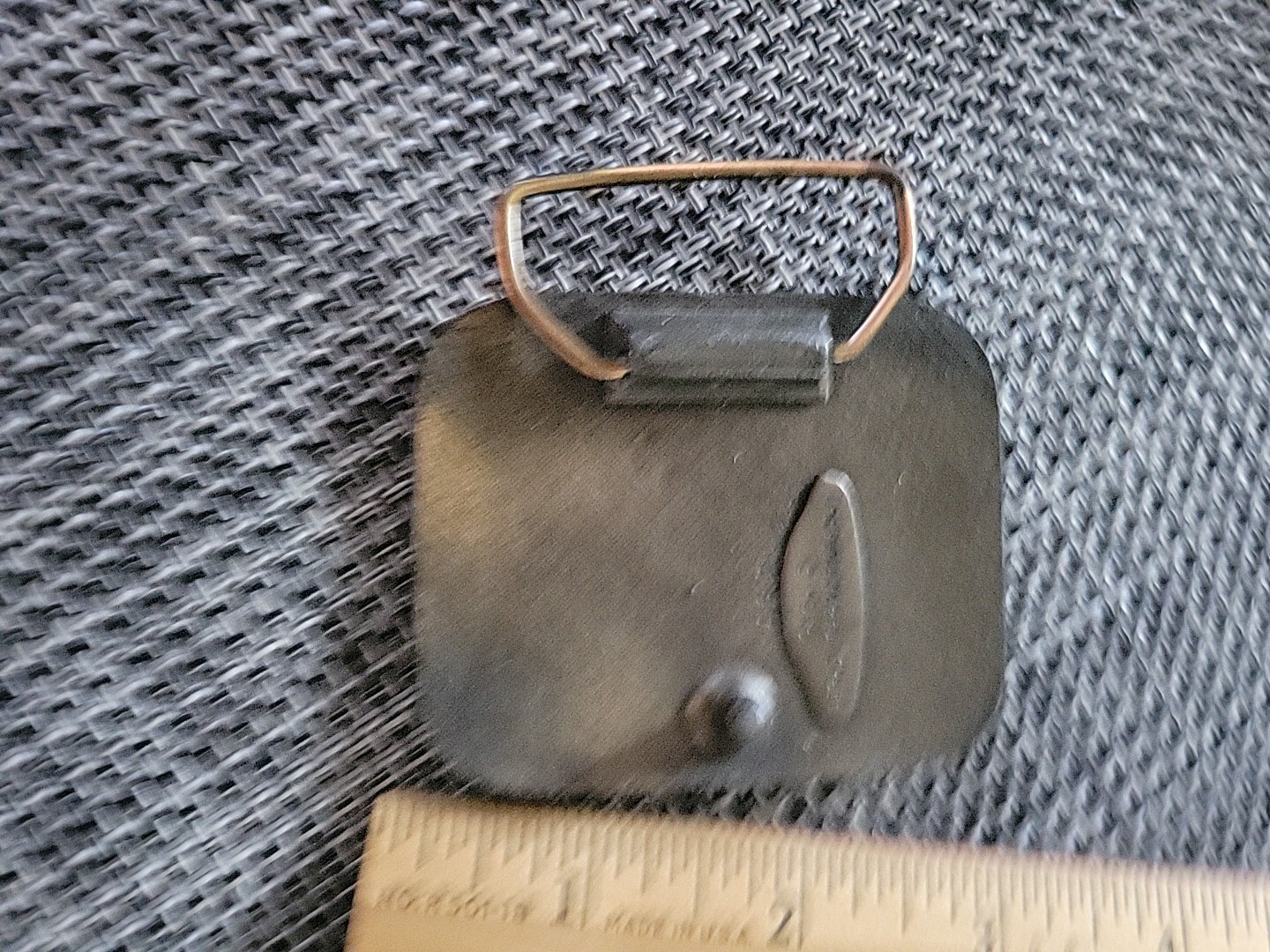 VINTAGE 1976 LARGE MOUTH BASS HOOKED ON BAIT BELT BUCKLE!!! Indiana Metal Craft
