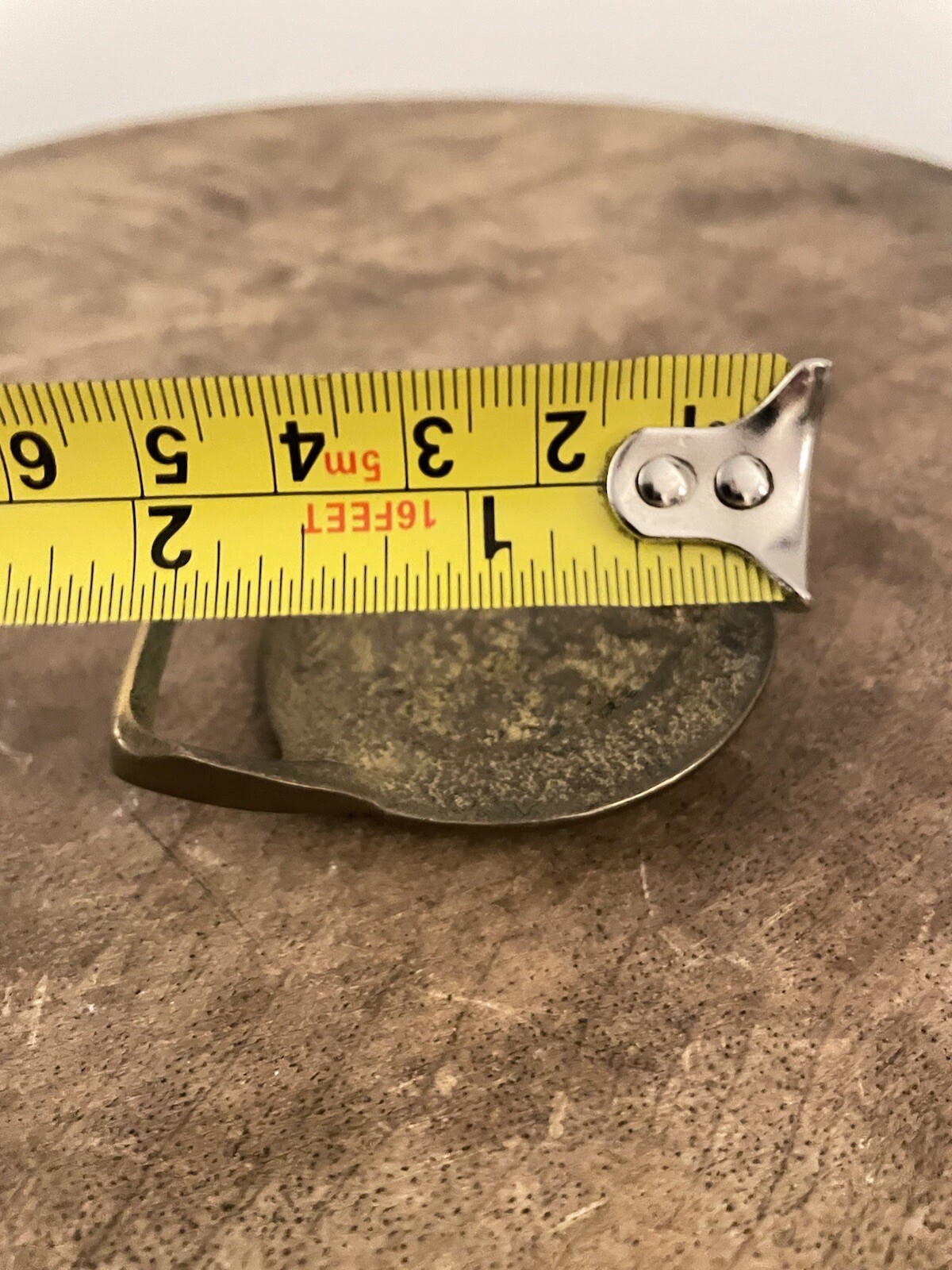 Vintage Blacksmith Gold Belt Buckle Buck Go Inc. Bronze
