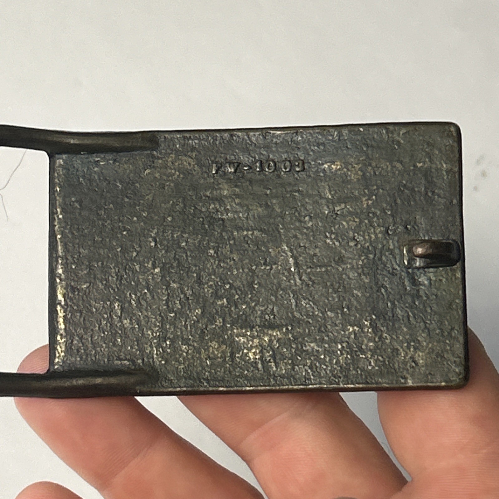 Vintage Wells Fargo and Company Bankers and Forwarders Rectangular Belt Buckle