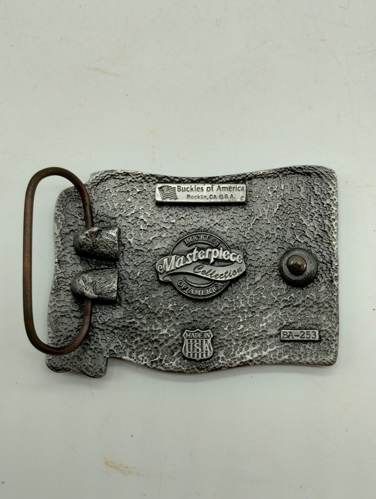Buckles Masterpiece Collection Of America BA-253 USA Flag Metal Belt Buckle