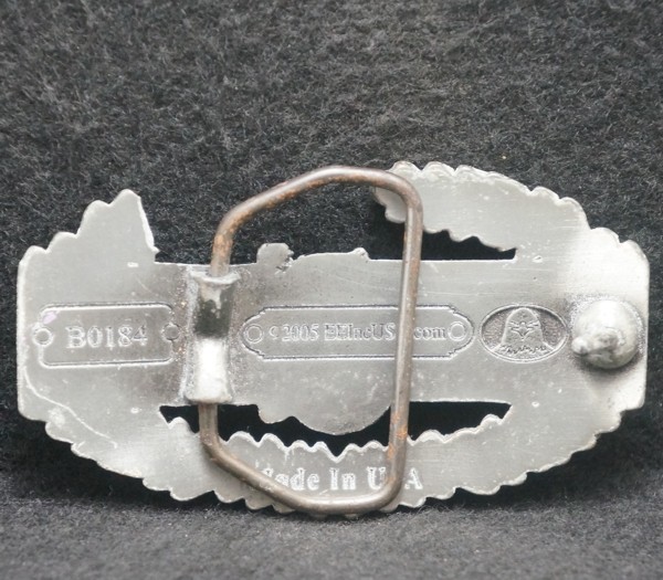 XB21107 COOL VINTAGE 2005 **SMALL KNIFE** WEAPON ARTWORK MENS PEWTER BELT BUCKLE