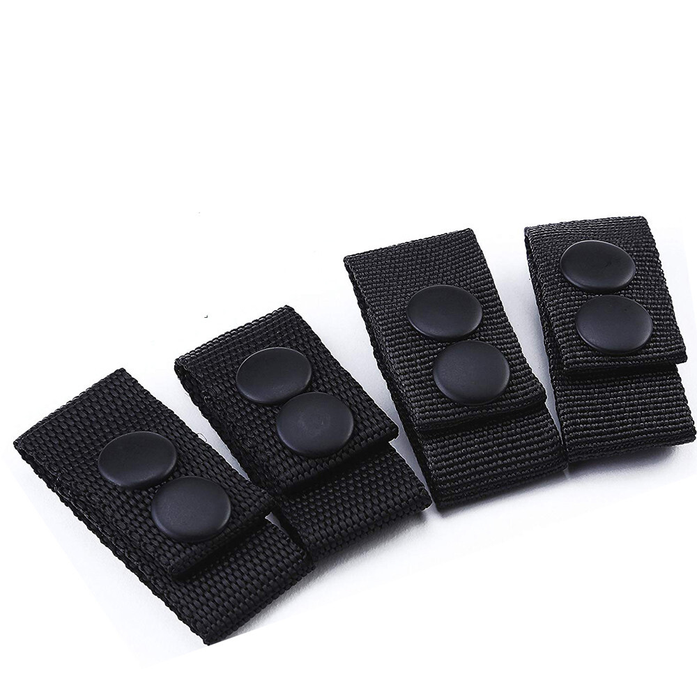 4pcs Tactical Belt Buckle Belt Accessory Belt Webbing Belt Hook Keyring Keychain