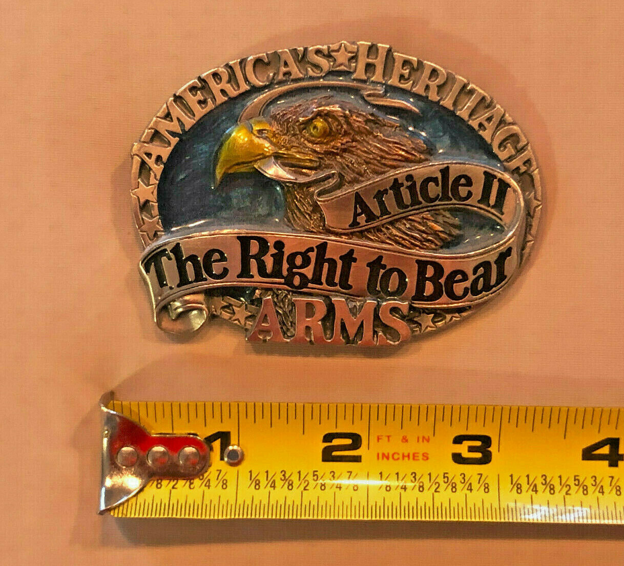America&rsquo;s Heritage Right To Bear Arms Belt Buckle Great American Company