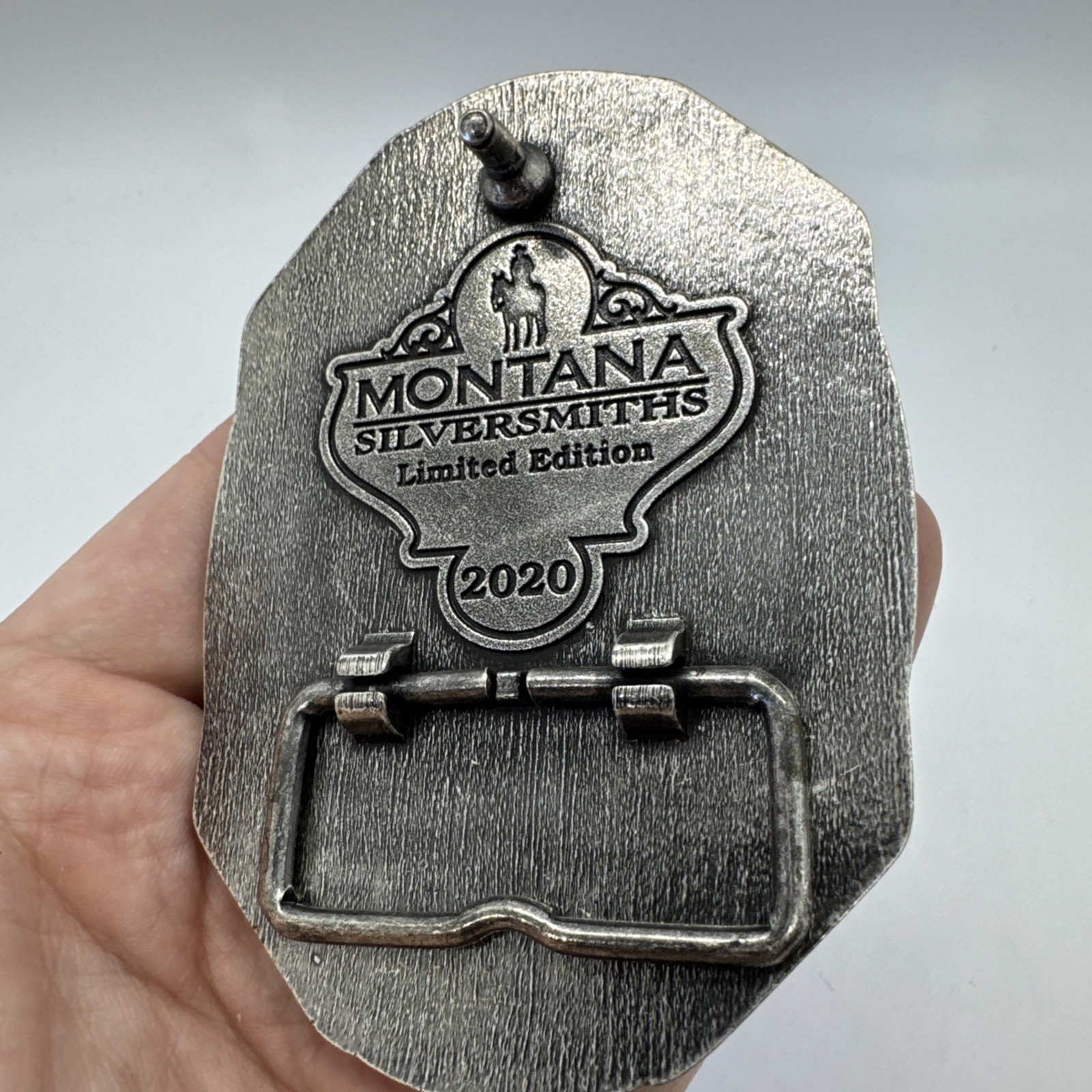 Pendleton Whisky Belt Buckle Let’er Buck 2020 Montana Silversmiths Western