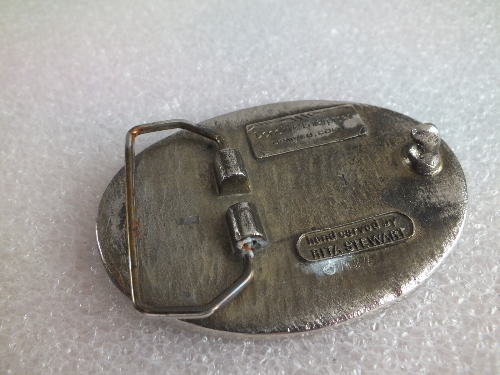 Vintage – Belt Buckle with Eagle – Donohue Enterprises – DENVER – Rita Stewart