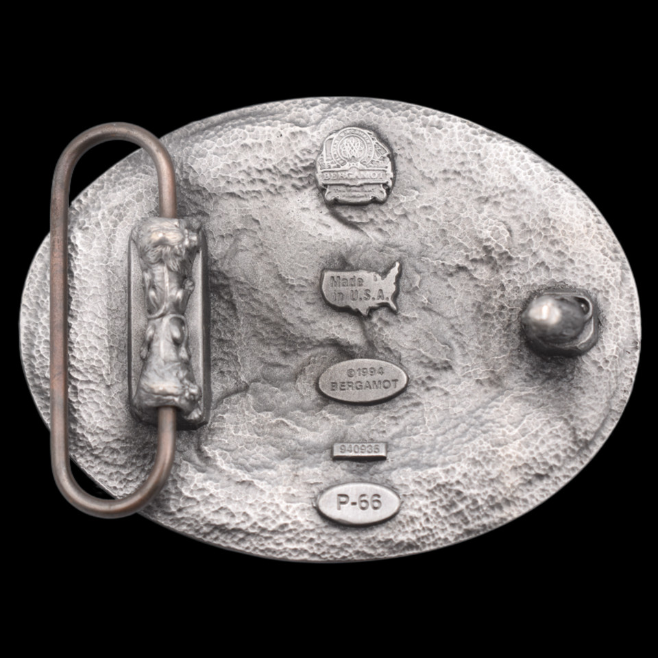 Bronco Buster Cowboy Rodeo Western Cowboy Vintage Belt Buckle