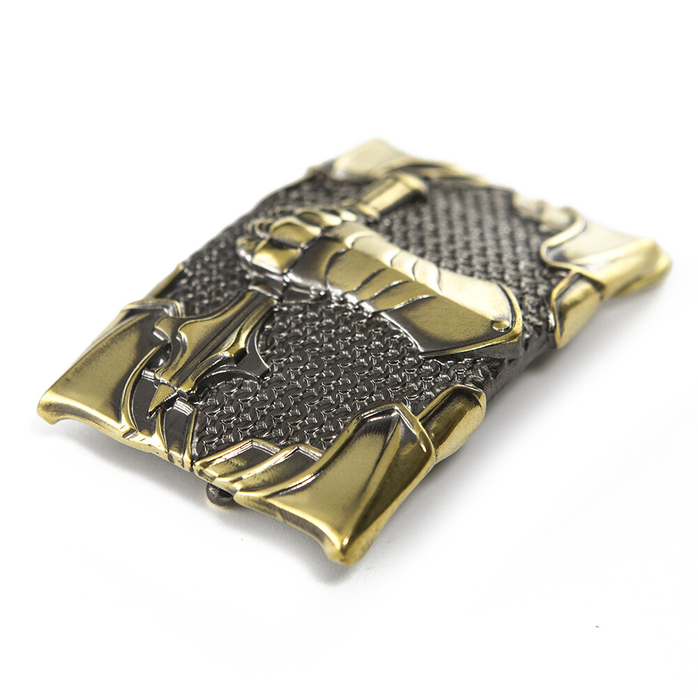 Military belt buckle Steel fist, Medieval, Military belt buckle; Armored buckle