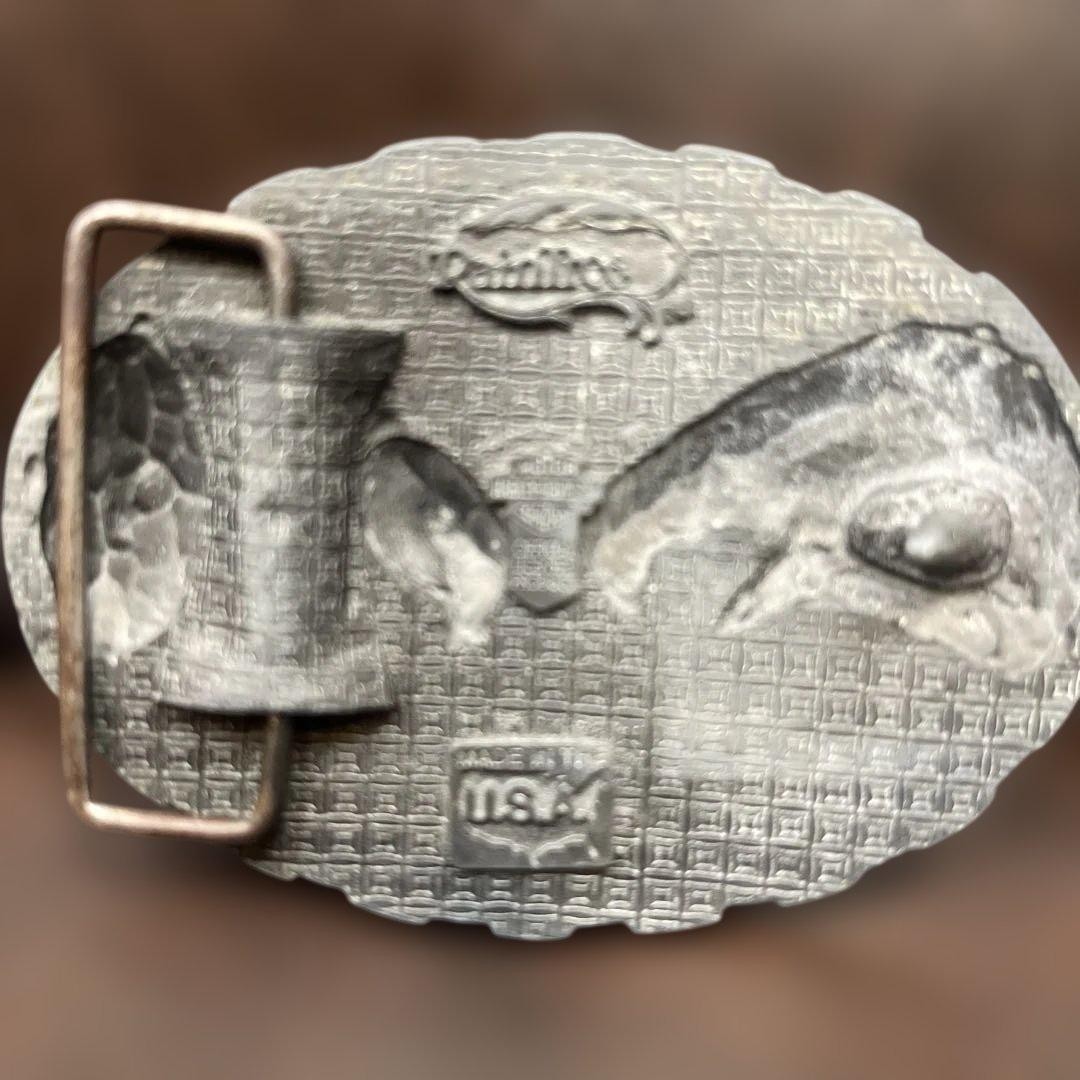 Harley-Davidson Vintage Buckle 70s-80s Harley RainTree Bald Eagle head x 2