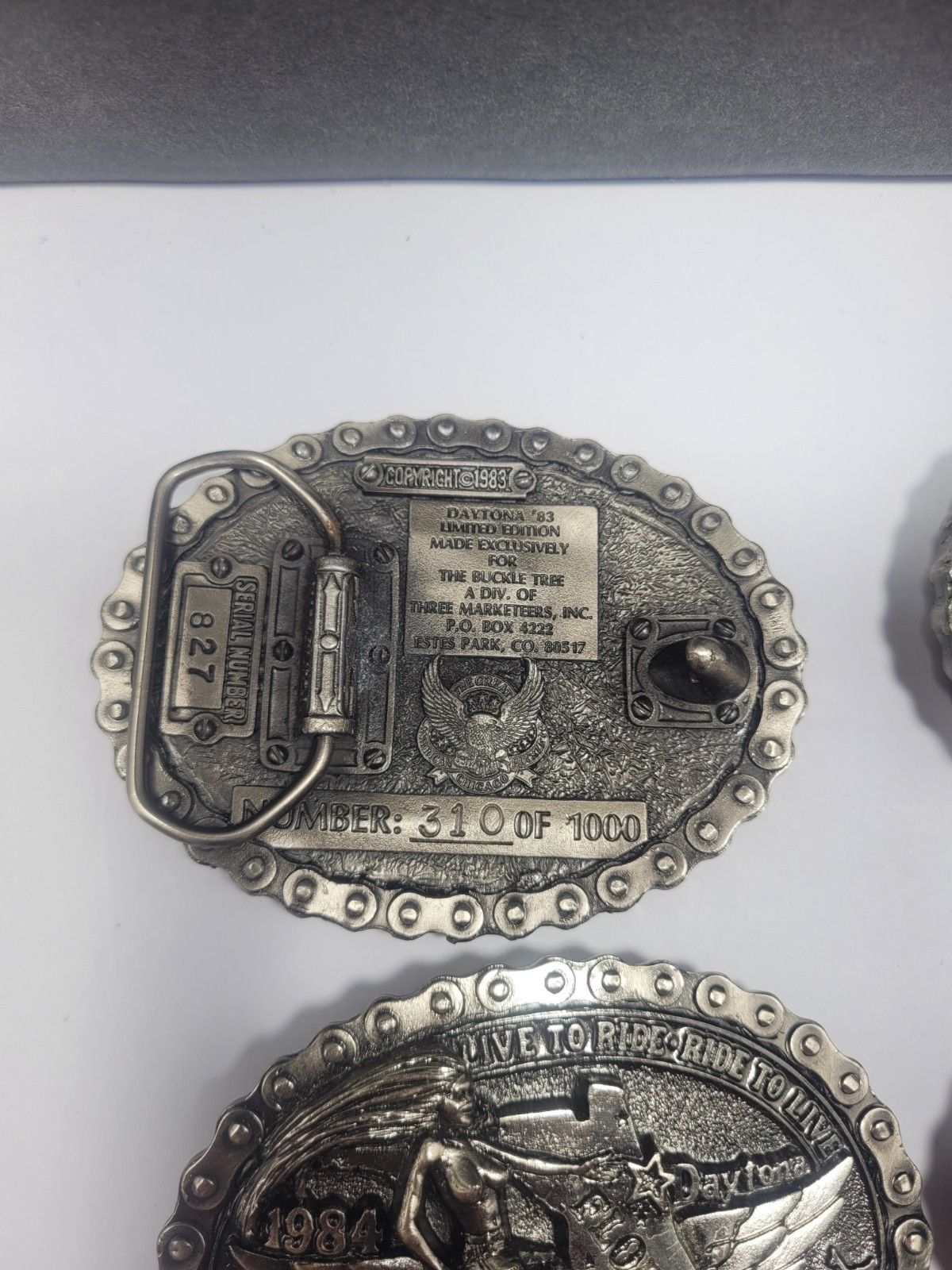 Vtg 80&rsquo;s Daytona Bike Week Belt Buckle Collection Limited Edition Numbered