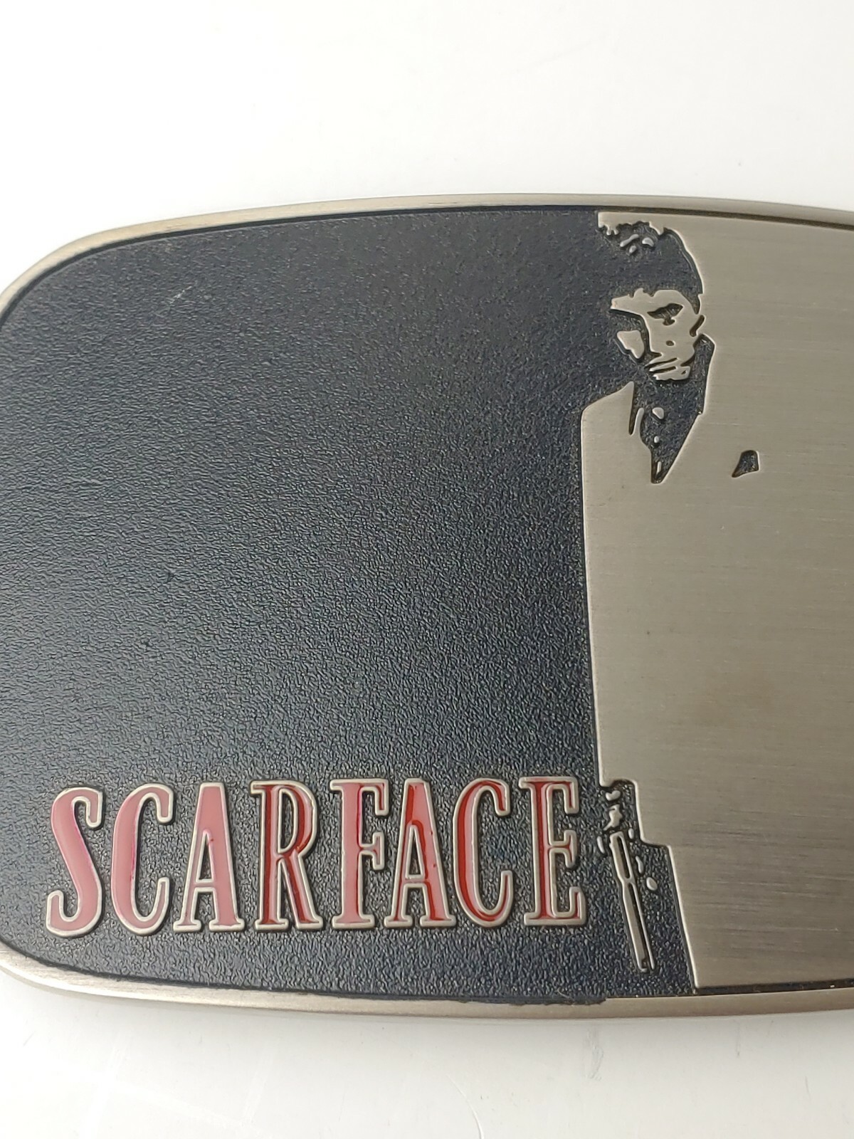 SCARFACE Metal Belt Buckle 4.5&Prime; x 3&Prime; Fits Belt Widths up to 1.5&Prime; – NEW!