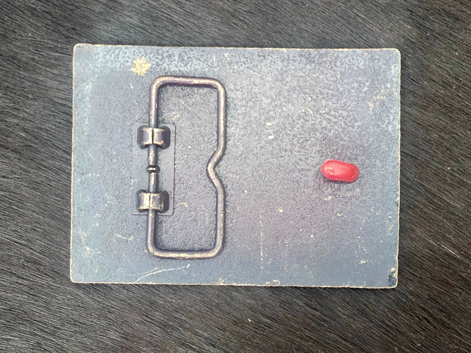 VINTAGE National Rifle Association NRA Belt Buckle America Founded By Gun Owners