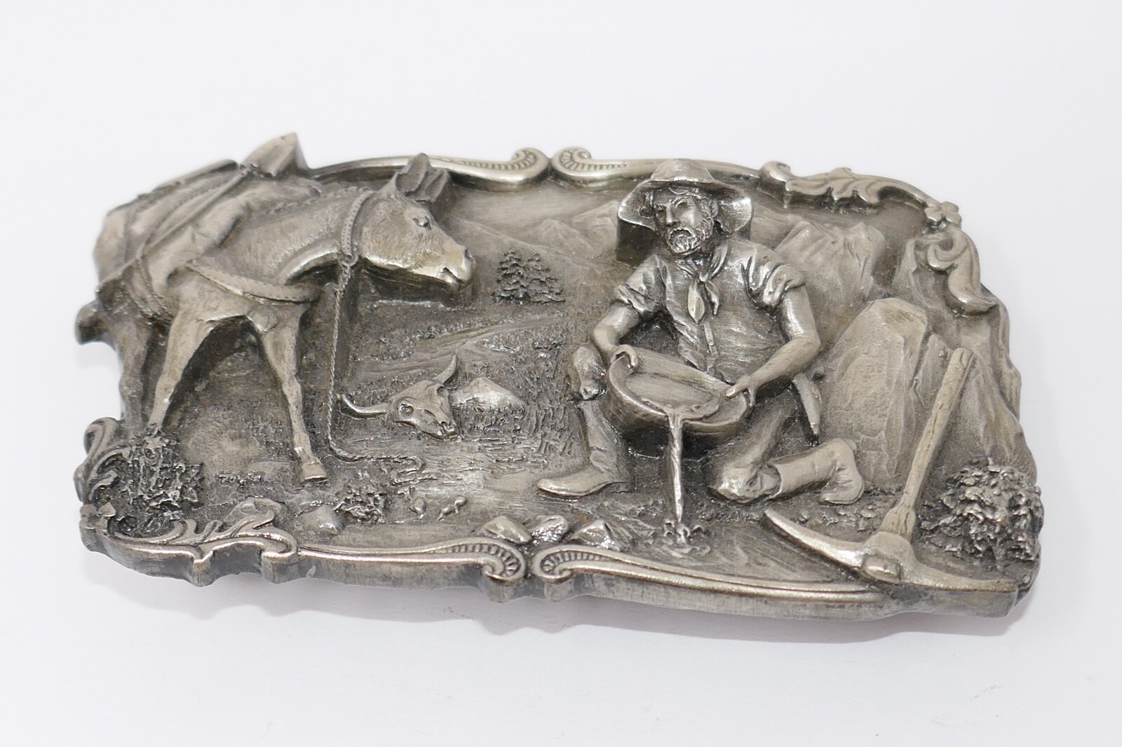 Siskiyou 1981 Arroyo Grande Dreams Of Striking It Rich Metal Belt Buckle #B-10
