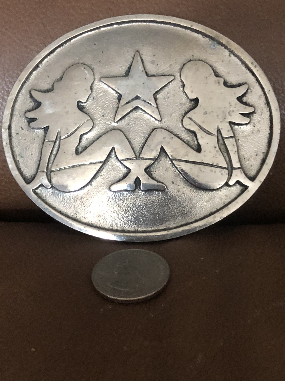 2004 Silver Star Naked Ladies Belt Buckle The Originator Not The Imitator USA