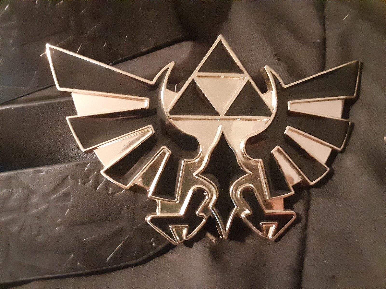 The Legend Of Zelda Black/Gold Belt and Belt Buckle