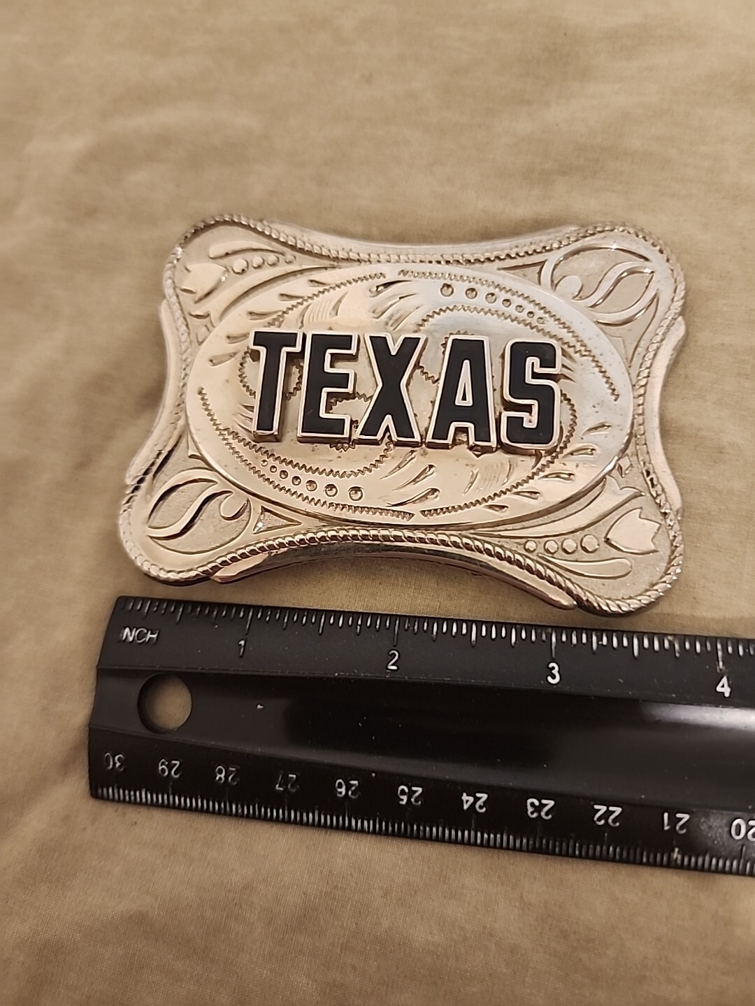 TEXAS Theme Belt Buckle, Bolo Tie, & Billfold Wallet Mens Accessories Lot *NICE*