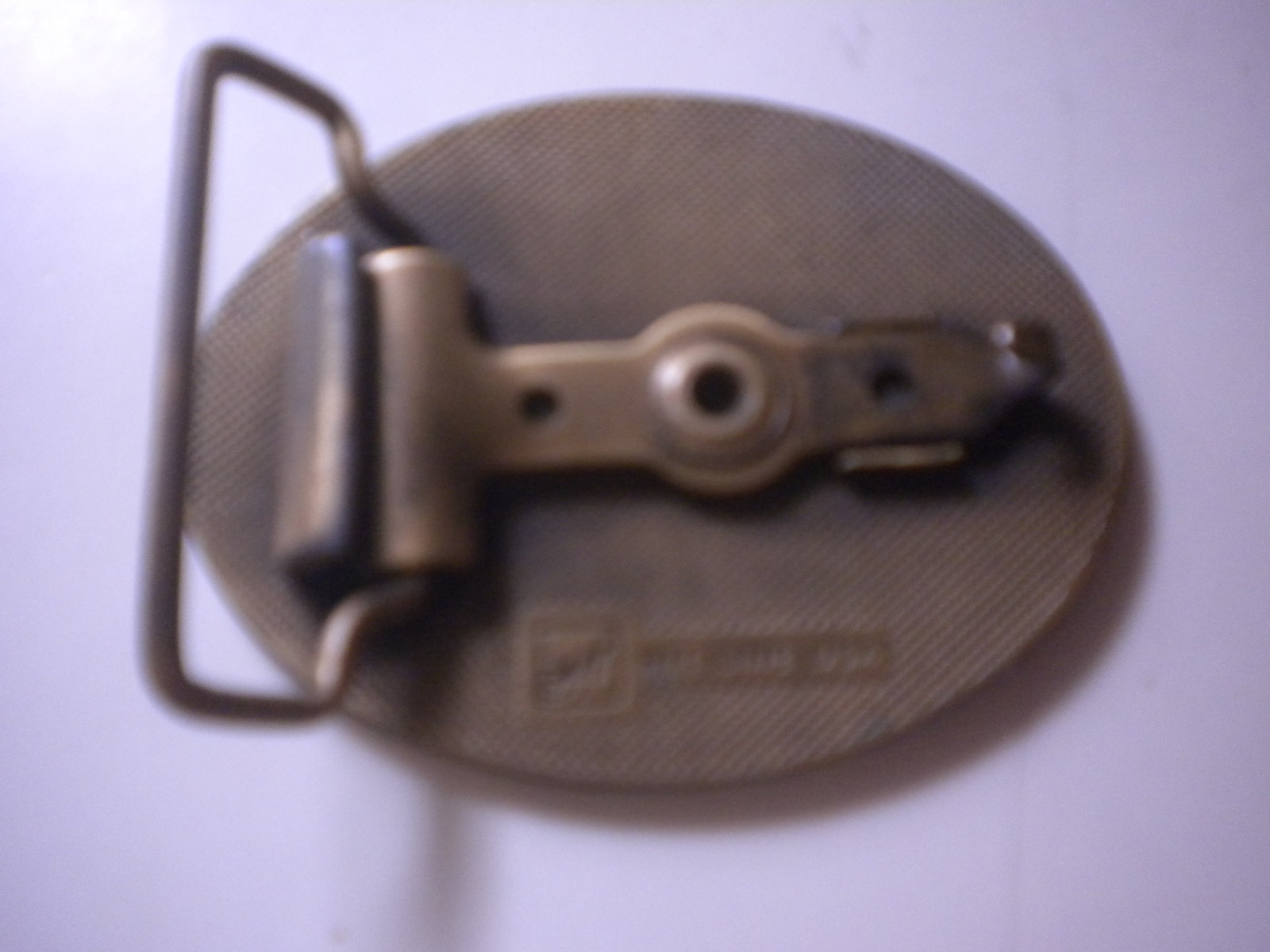 Vintage Brass Belt Buckle VRA Valley Horse Association Horse Racing