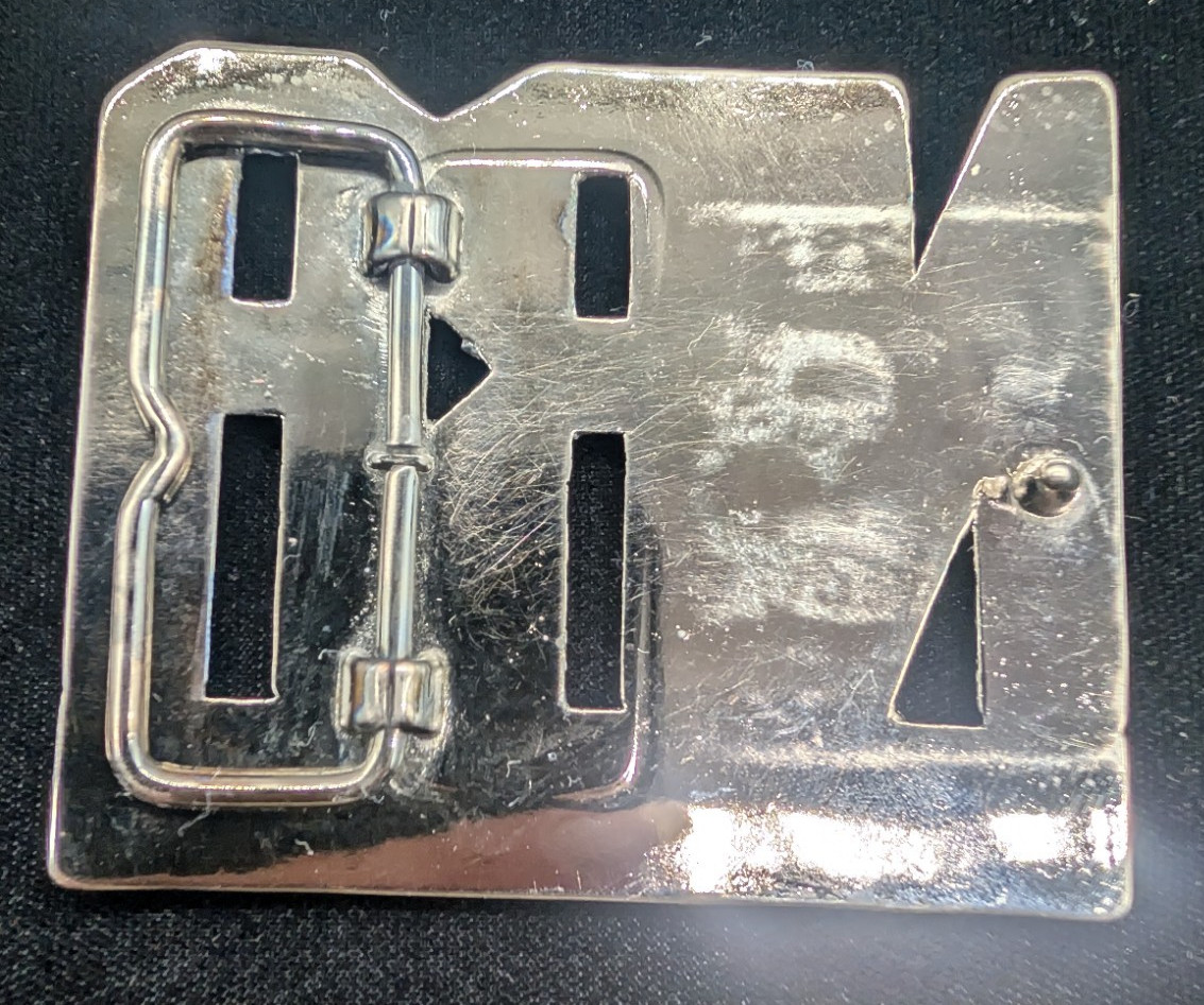 NRA Active Member Metal Belt Buckle National Rifle Association Black Tarnished