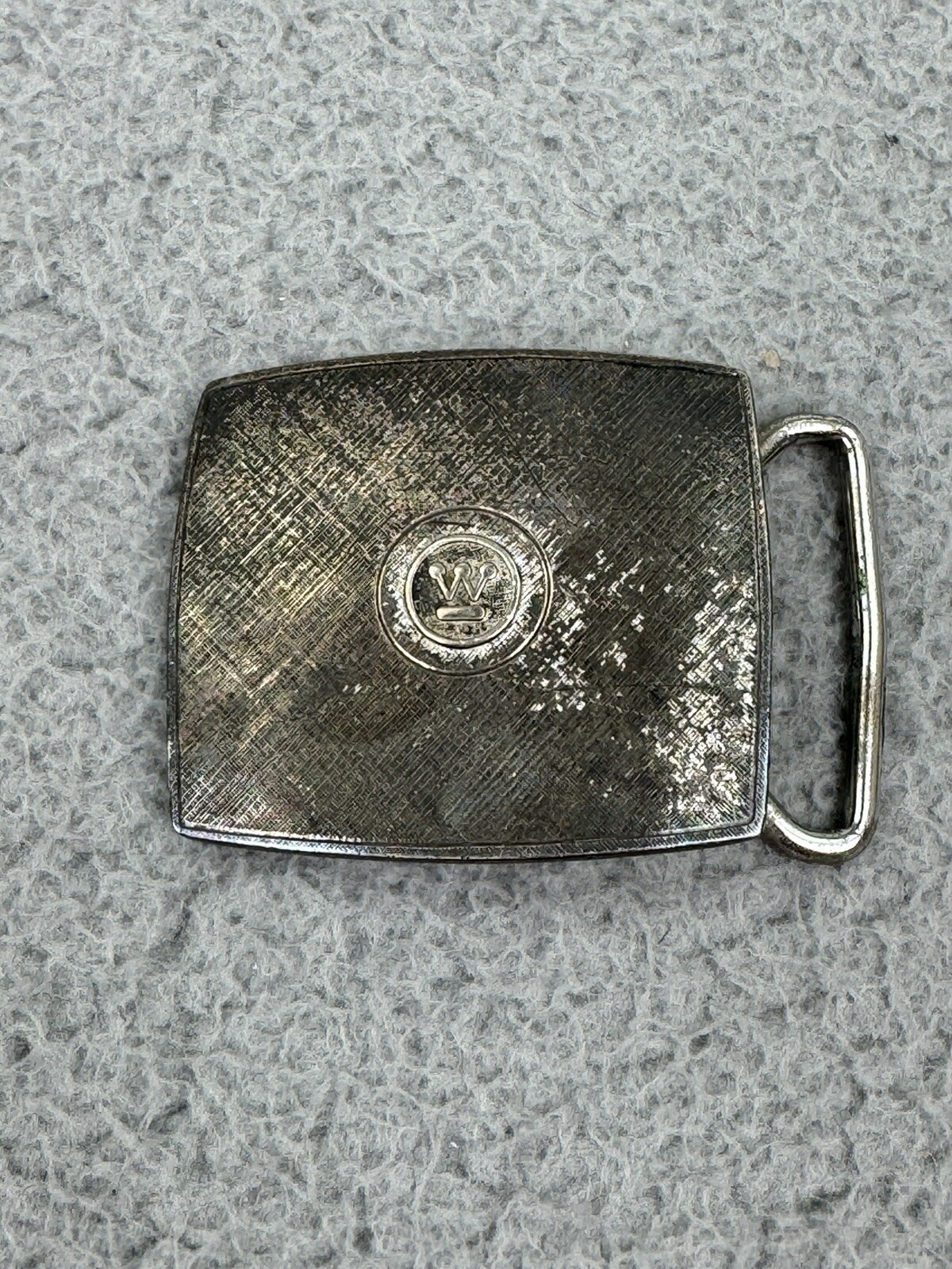 Vintage Westinghouse Belt Buckle 20 Yrs Employee Service Award Sterling Silver