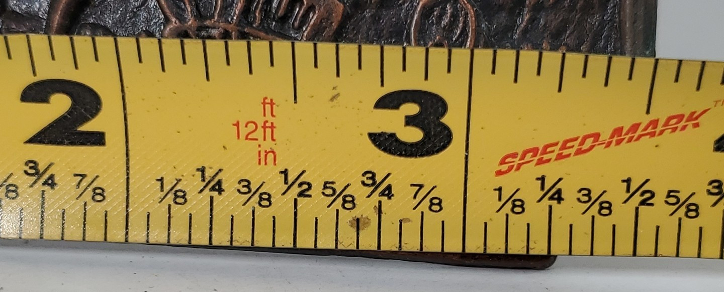 Tall In The Saddle Western Belt Buckle READ 2 1/2 x 3 1/2 Metal
