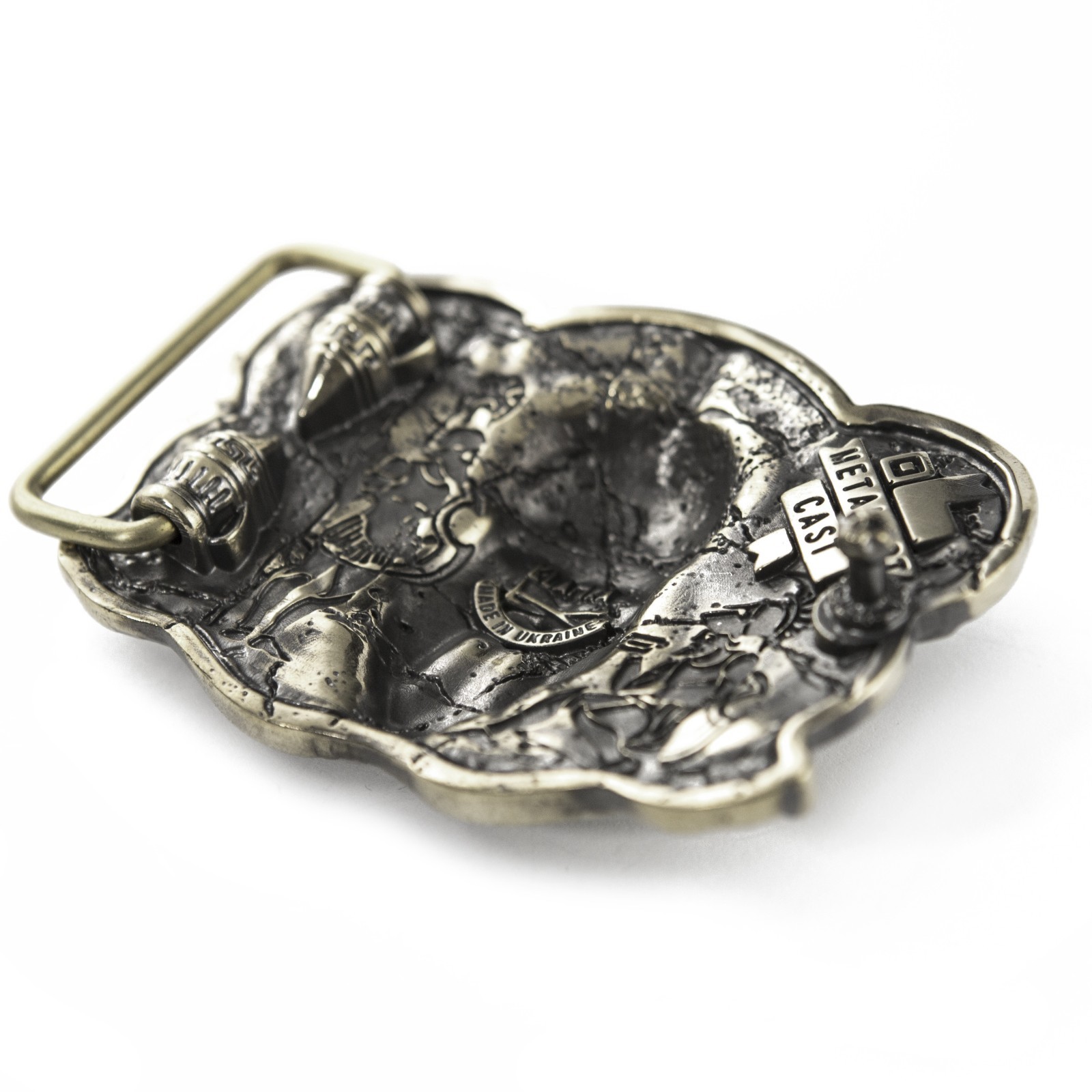 Spartan warrior german silver belt buckle, Military Ancient Greece, King Leonid