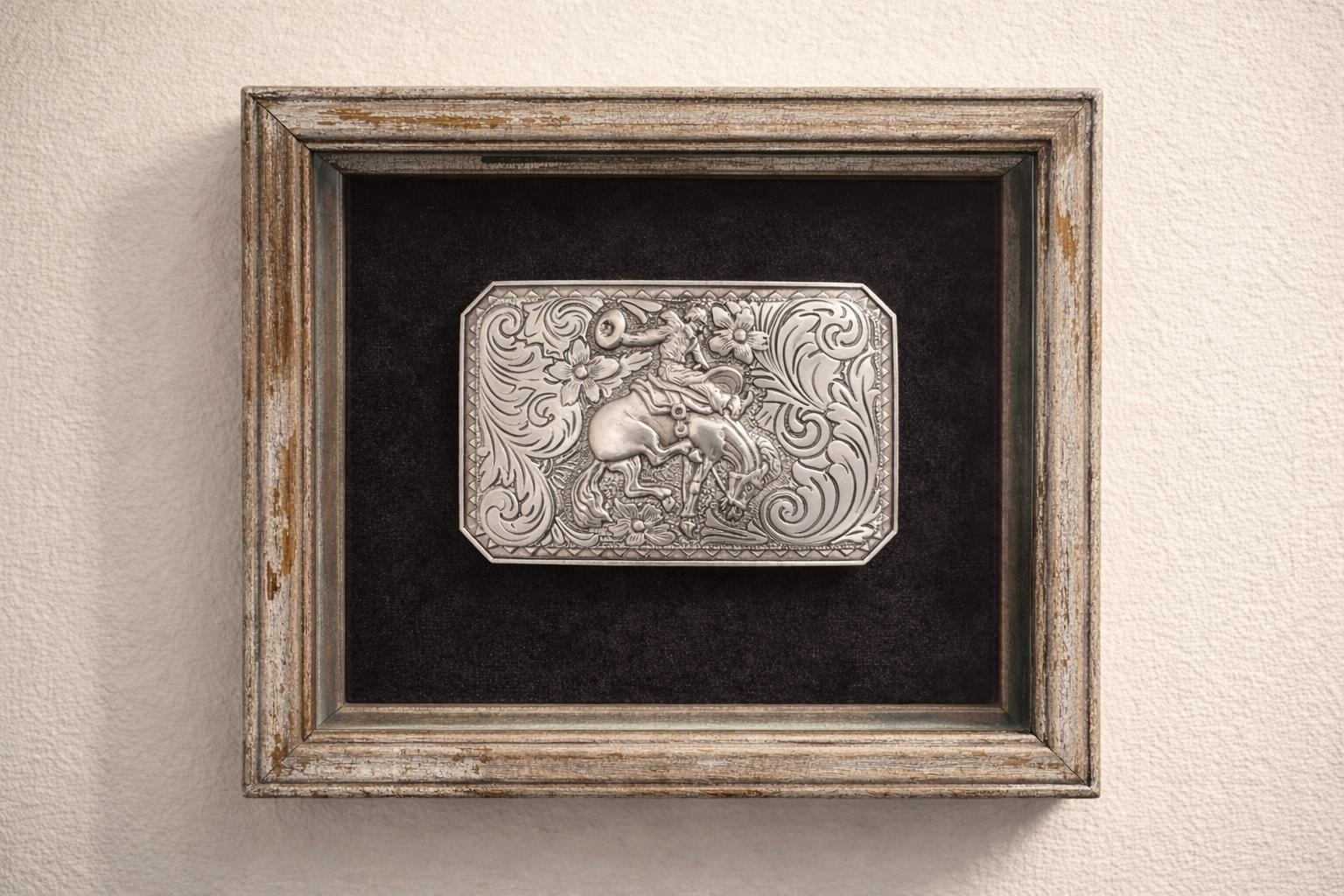 Cowboy Rodeo Vintage Bucking Bronco Belt Buckle Western Style Accessory