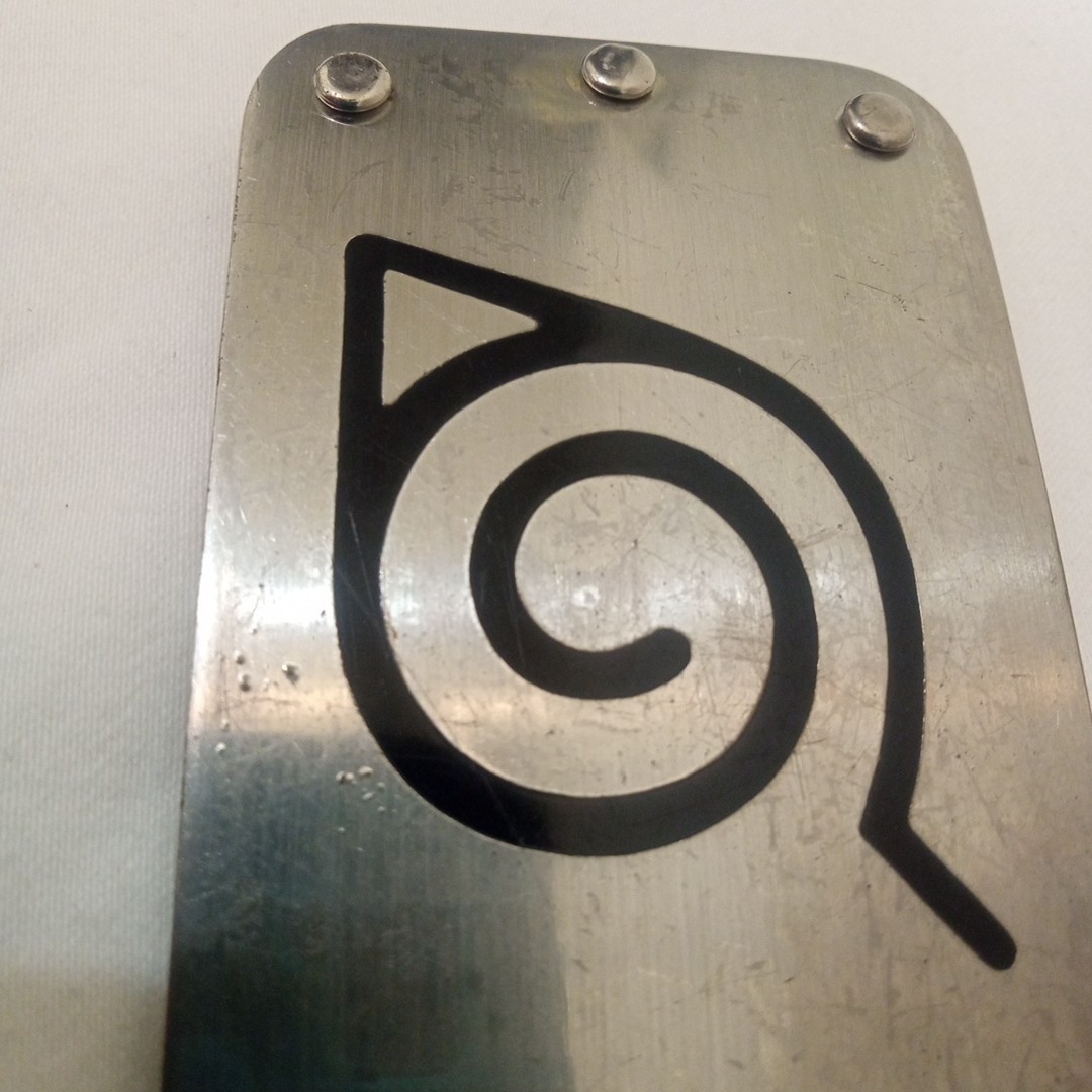 Naruto Uzumaki Belt Chrome buckle 2002 Masashi Kishimoto