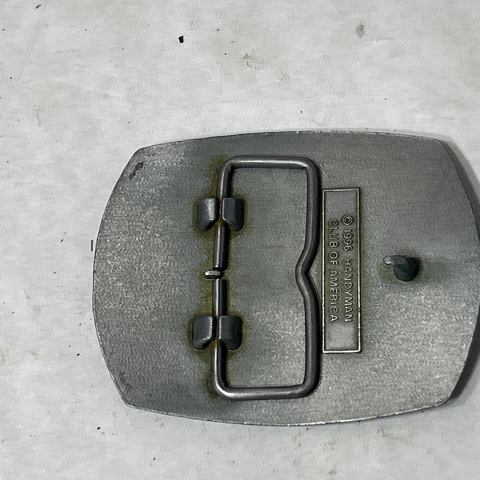 Handyman Club of America &lsquo;life member&rsquo; belt buckle 1996