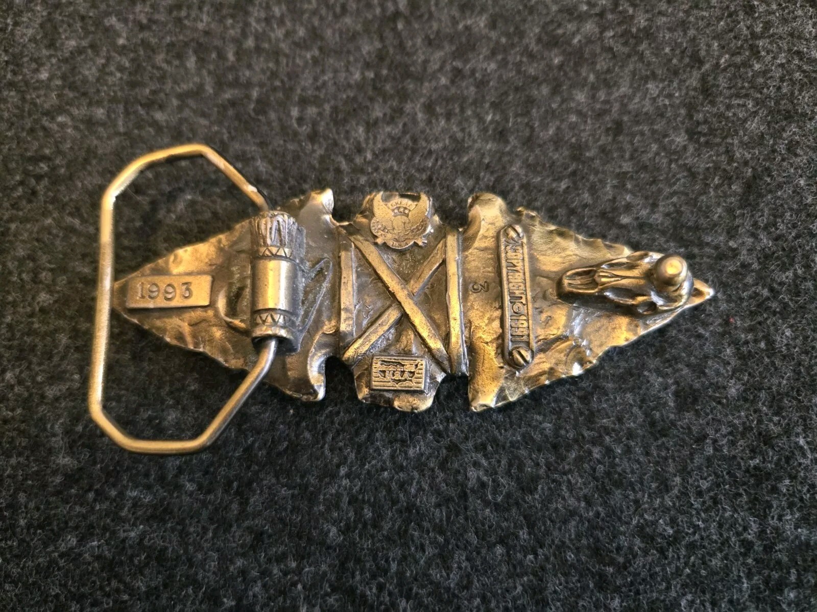 Arrowhead 1990s Vintage Belt Buckle