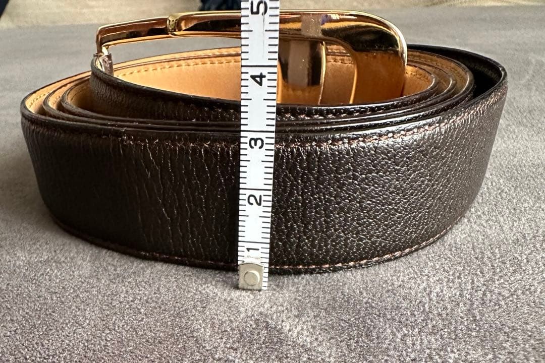 GUCCI Pre-Owned Vintage Gold Buckle Belt