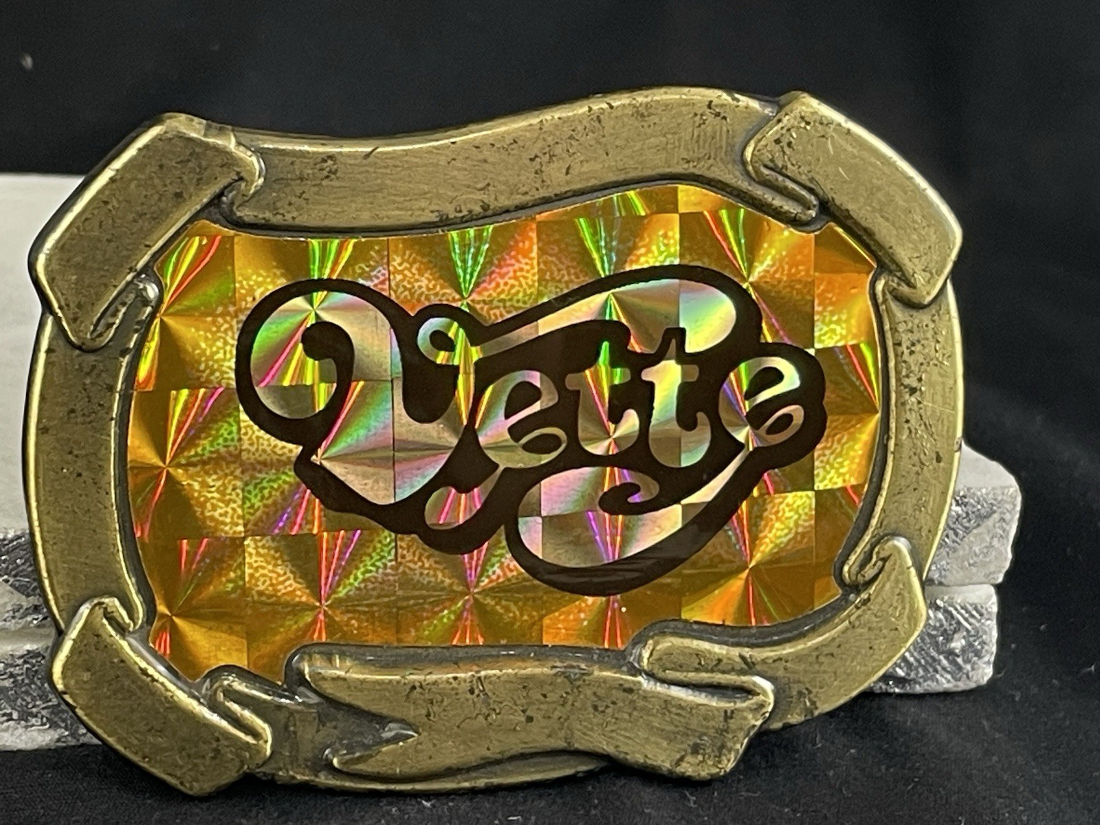 1977 Vette Belt Buckle – Free Spirit Collection Chroma Graphics Knoxville Tenn