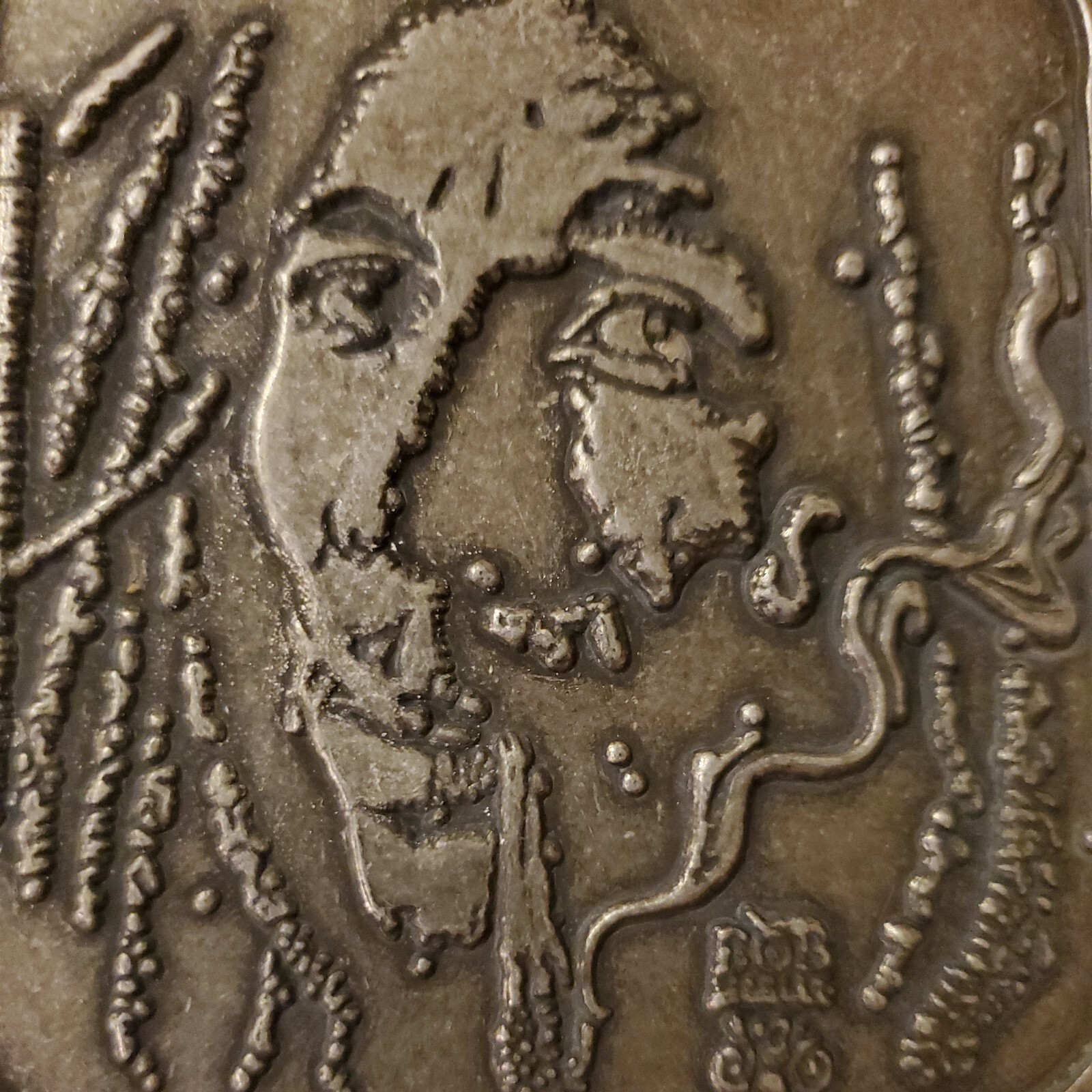 Bob Marley Belt Buckle 3.5&Prime;×3&Prime;